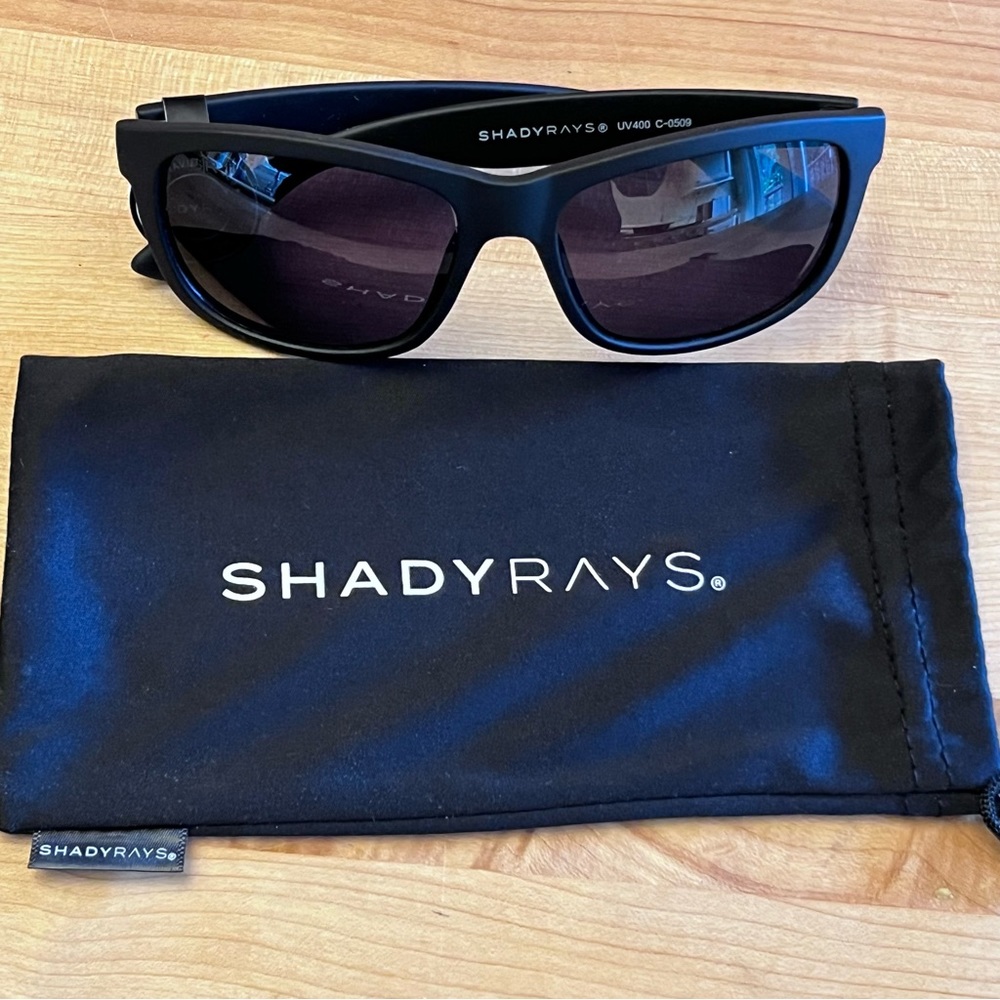 NEW ShadyRays Signature Blackout Incognito Polarized Sunglasses C-0509 UV400 NWT